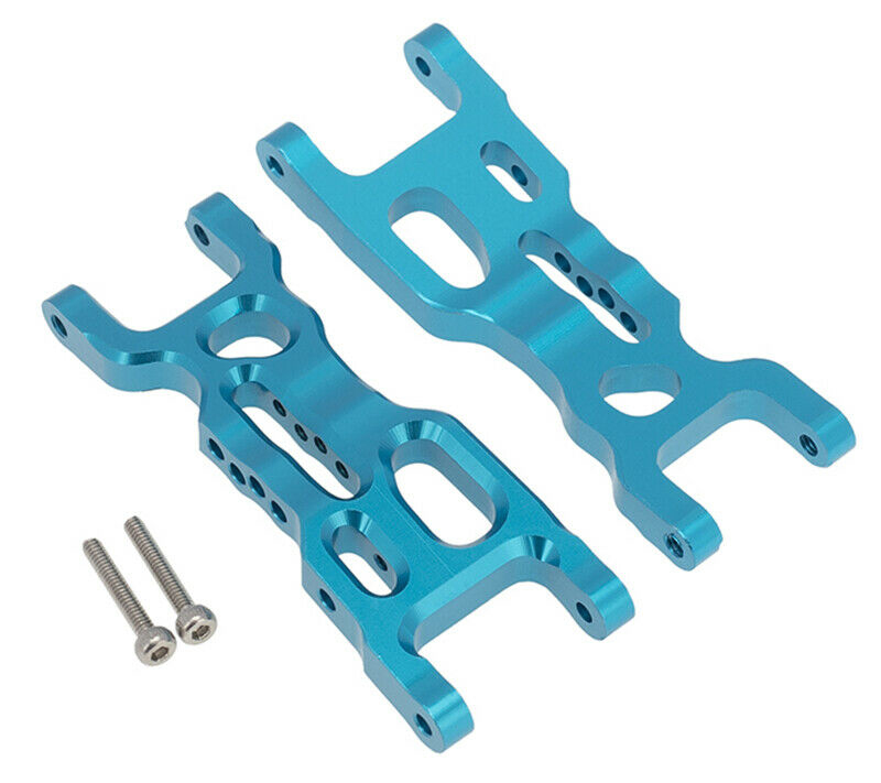 C31400BLUE Alloy Machined Front Lower Suspension Arms for Losi 1/18 Mini-T 2.0 - Image 1