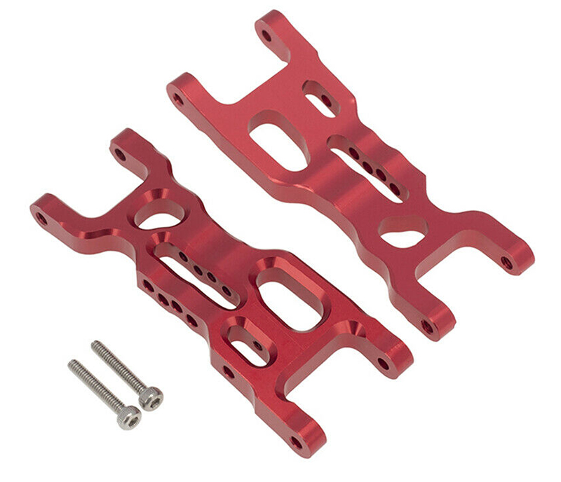 C31400RED Alloy Machined Front Lower Suspension Arms for Losi 1/18 Mini-T 2.0 - Image 1