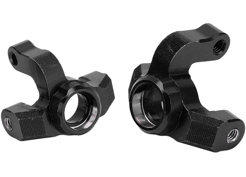 C31403BLACK Alloy Machined Steering Blocks for Losi 1/18 Mini-T 2.0 - Image 1