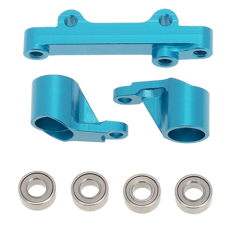 C31404BLUE Alloy Machined Steering Bellcrank Set for Losi 1/18 Mini-T 2.0 - Image 1