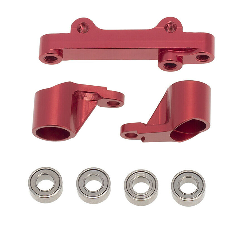 C31404RED Alloy Machined Steering Bellcrank Set for Losi 1/18 Mini-T 2.0 - Image 1