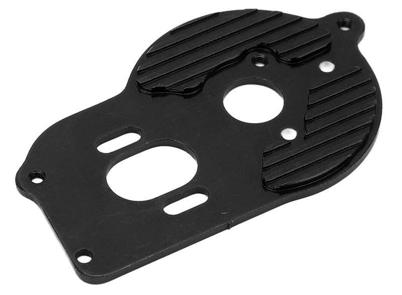 C31407BLACK Alloy Machined Motor Mount Plate for Losi 1/18 Mini-T 2.0 - Image 1
