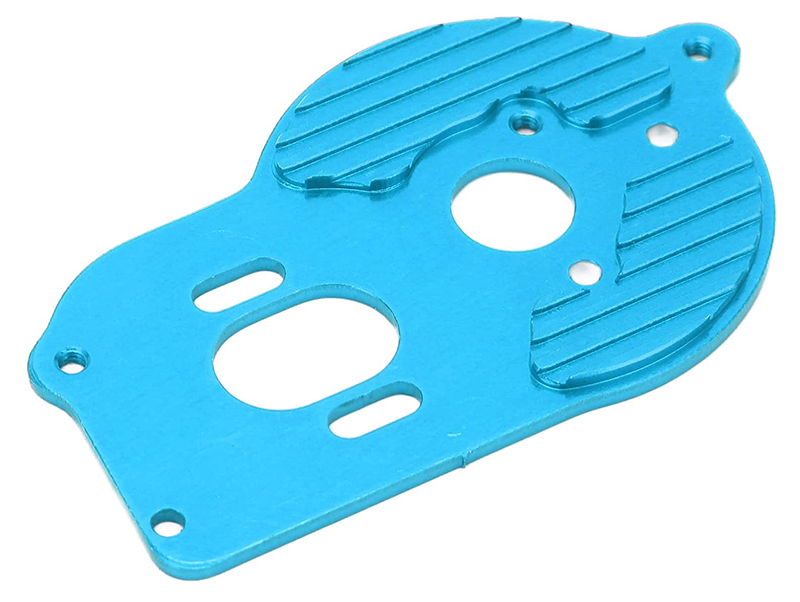 C31407BLUE Alloy Machined Motor Mount Plate for Losi 1/18 Mini-T 2.0 - Image 1