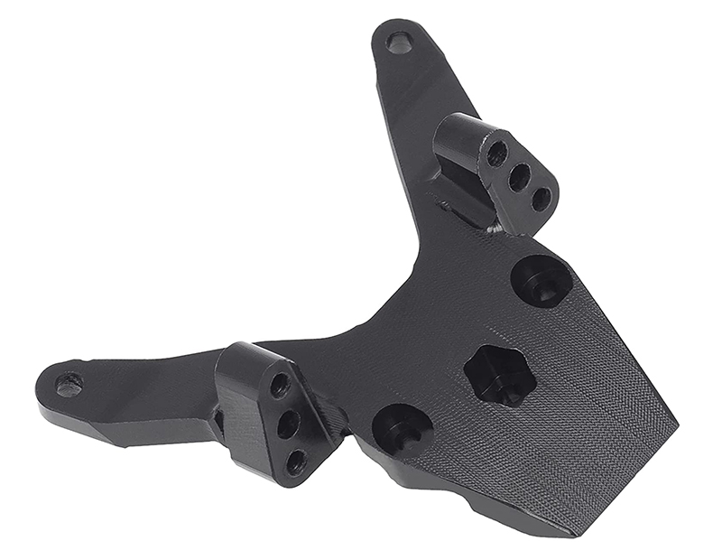 C31409BLACK Alloy Machined Front Bulkhead for Losi 1/18 Mini-T 2.0 - Image 1
