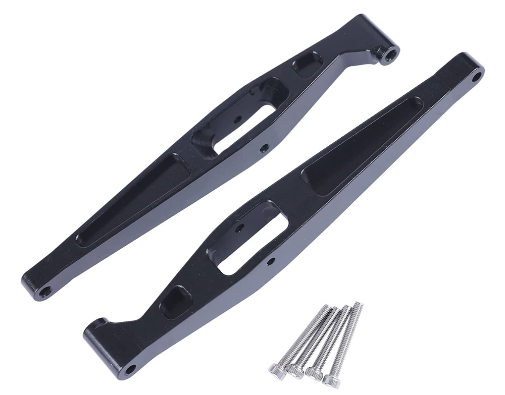 C31415BLACK Alloy Machined Rear Lower Arms for Axial 1/18 Yeti Jr RTR - Image 1