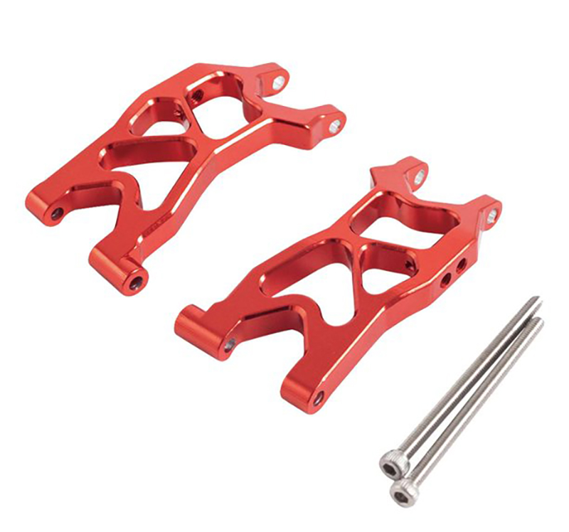 C31416RED Alloy Machined Front Lower Arms for Axial 1/18 Yeti Jr RTR - Image 1