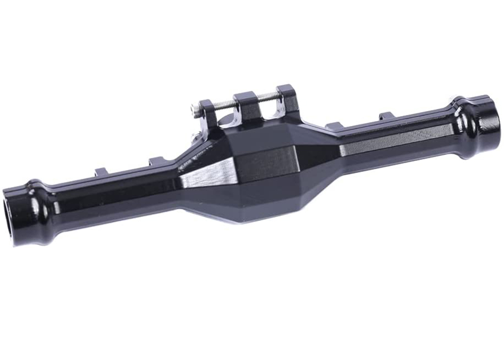 C31423BLACK Alloy Machined Rear Axle Housings for Axial 1/18 Yeti Jr RTR - Image 1
