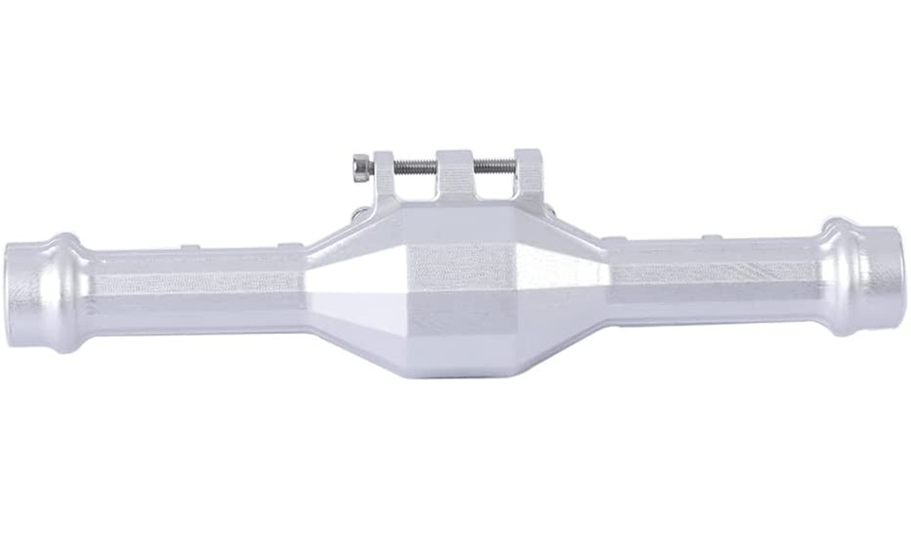 C31423SILVER Alloy Machined Rear Axle Housings for Axial 1/18 Yeti Jr RTR - Image 1