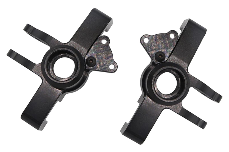 C31432BLACK Alloy Machined Steering Blocks for Losi 1/6 Super Baja Rey 2.0 - Image 1