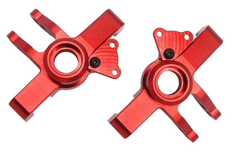 C31432RED Alloy Machined Steering Blocks for Losi 1/6 Super Baja Rey 2.0 - Image 1