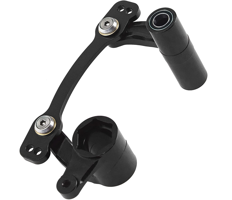 C31442BLACK Steering Bellcrank Set for Arrma 1/8 Kraton, Senton & Typhon 6S BLX AR340073 - Image 1