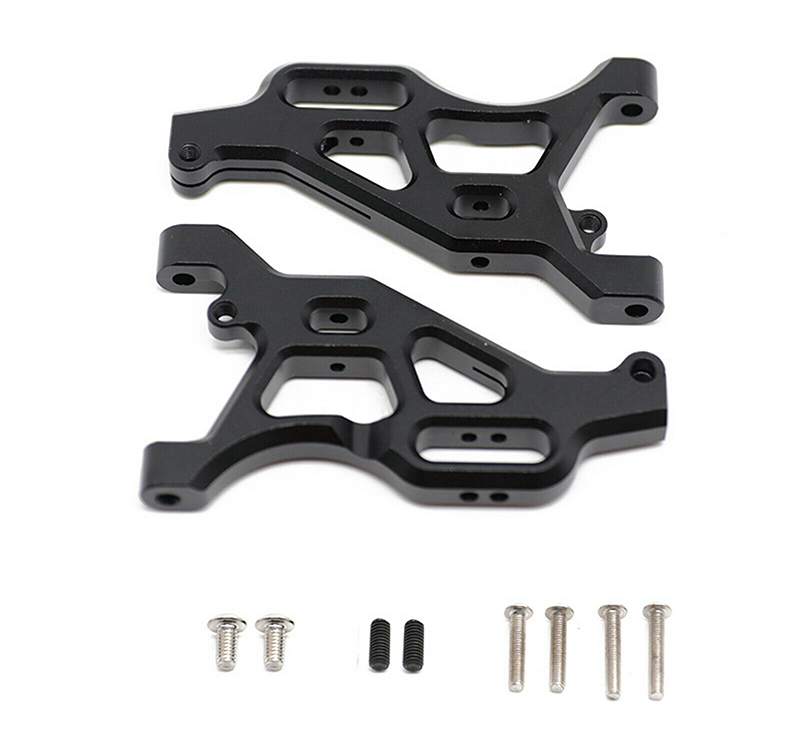 C31443BLACK Front Lower Arms for Arrma 1/8 Typhon, 1/7 Limitless & Infraction 6S AR330503 - Image 1