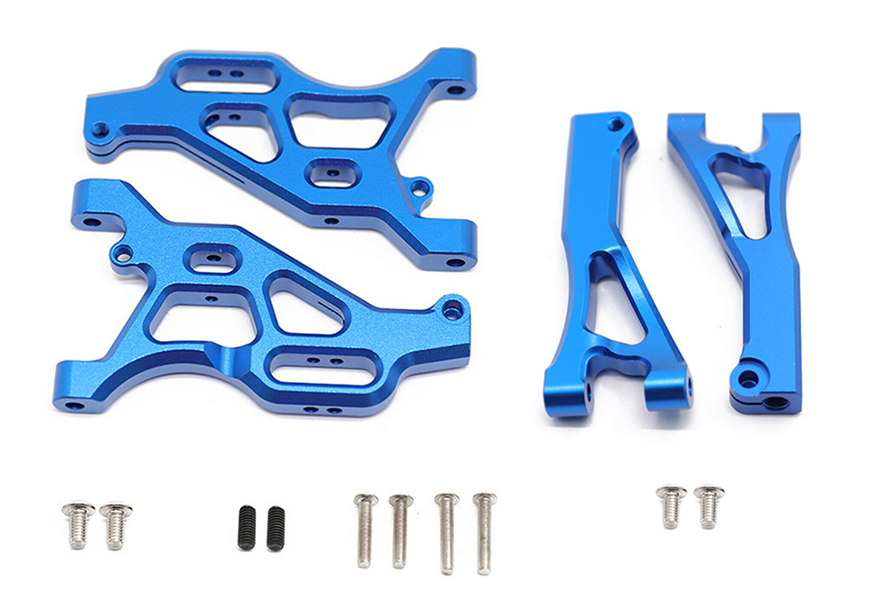 C31450BLUE Front Upper & Lower Arms for Arrma 1/8 Typhon & 1/7 Limitless AR330215 AR330503 - Image 1