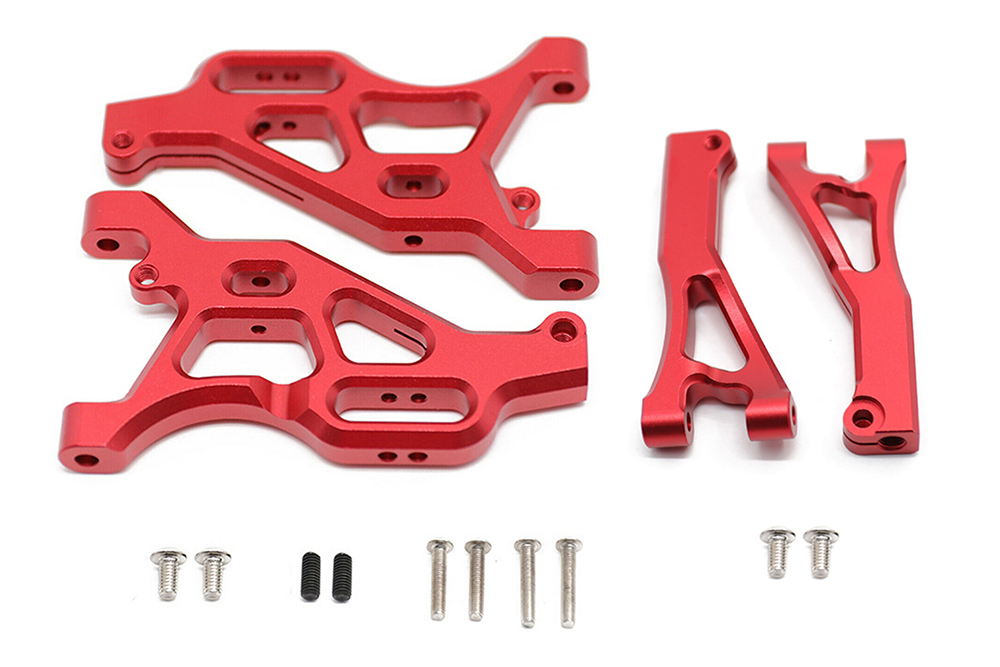 C31450RED Front Upper & Lower Arms for Arrma 1/8 Typhon & 1/7 Limitless AR330215 AR330503 - Image 1