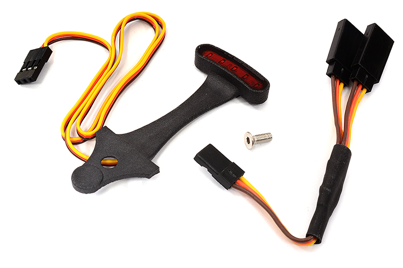 C31459 Rear LED Brake Light with Mounting Bracket for Traxxas TRX-4 2021 Ford Bronco - Image 1