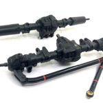 Composite Complete F & R Axle Assembly w/ Differential for Axial 1/10 SCX10 II