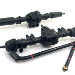 Composite Complete F & R Axle Assembly w/ Spool for Axial 1/10 SCX10 II