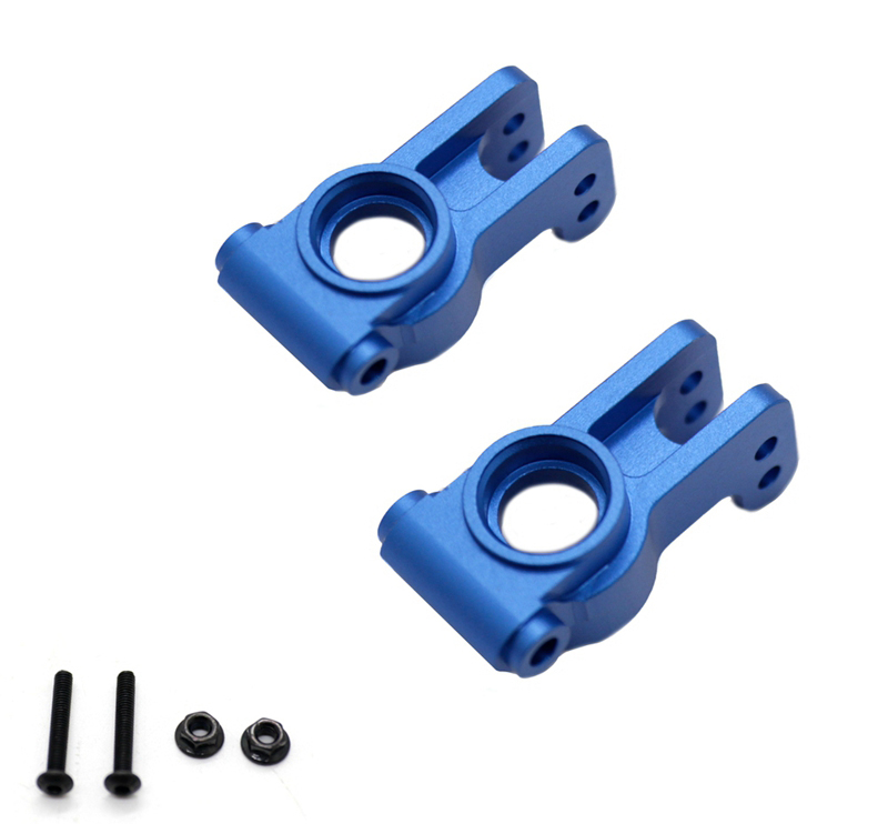 C31470BLUE Alloy Machined Rear Hub Carriers for Losi 1/10 Lasernut U4 4WD Brushless RTR - Image 1