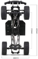 Composite 1/10 MXX10 Trail Off-Road Scale Crawler Chassis Kit 313mm Wheelbase - Image 3