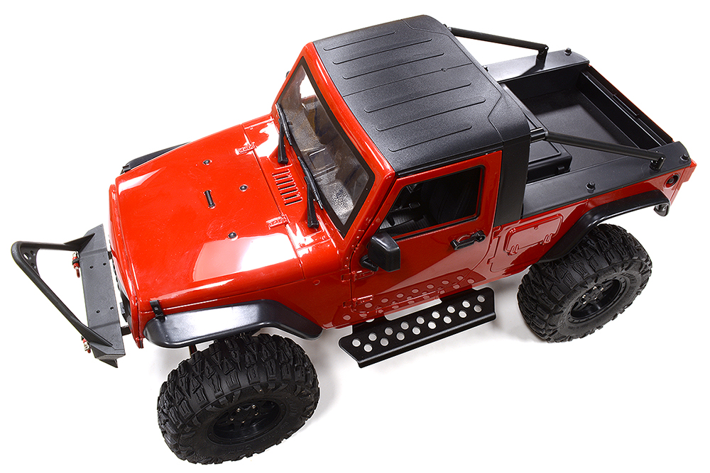 C31483RED Realistic 1/10 Custom Scale Off-Road Crawler JW10-X Chassis w/ 313mm WB - Image 1