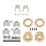 Alloy Caster & Steering Blocks w/ Weight Added 146g Each for Wraith 2.2 & RR10
