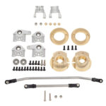 Alloy Caster, Steering Blocks Weight +146g Each w/Linkages for Wraith 2.2 & RR10