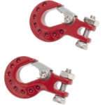 1/10 Model Scale Alloy Tow Rope / Cable Winch Hook (2) for Off-Road Crawler