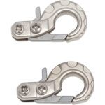 1/10 Model Scale Alloy Tow Rope / Cable Winch Hook (2) for Off-Road Crawler