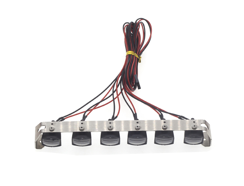 C31507 Realistic Spot Light (6) Set w/ LED for 1/10 & 1/8 Scale W=153mm - Image 1