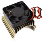 Motor Heatsink w/ Cooling Fan 40x40mm for Brushless Motor 4074/4274/1515 Size