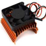 Motor Heatsink w/ Cooling Fan 40x40mm for Brushless Motor 4074/4274/1515 Size