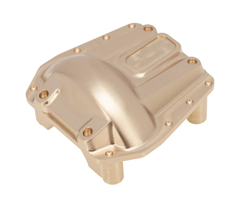 C31512GOLD Brass Alloy Differential Cover 108g for Axial SCX6 Crawler 252002 - Image 1