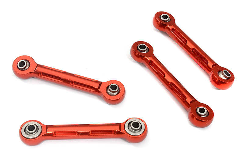 C31516RED Alloy Sway Bar Connecting Linkages for Losi 1/8 LMT 1.0 4WD Monster Truck - Image 1