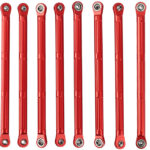 Alloy Suspension Linkages (8) for Losi 1/8 LMT 1.0 4WD Monster Truck