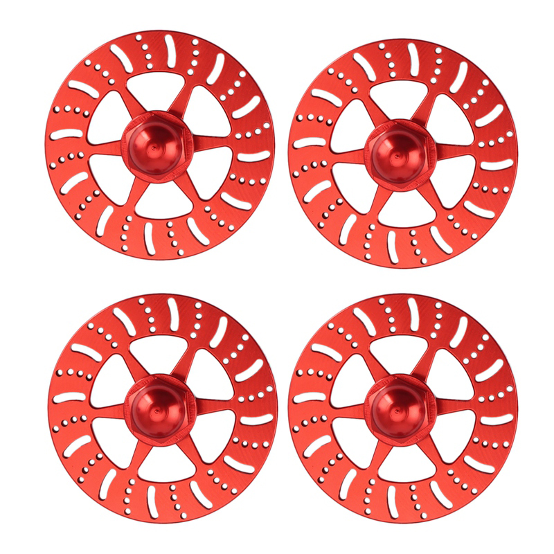 C31518RED Realistic Brake Disc (4) for Losi 1/8 LMT 1.0 4WD Monster Truck - Image 1