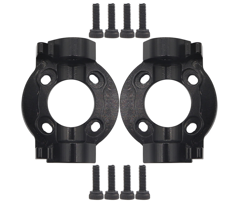 C31519BLACK Alloy Caster Blocks for Losi 1/8 LMT 1.0 4WD Monster Truck - Image 1