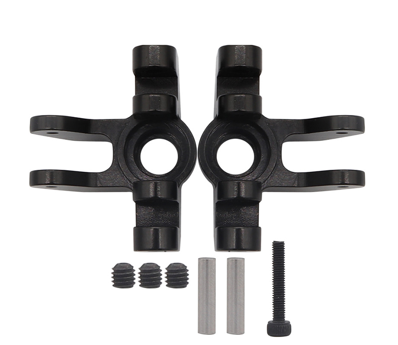 C31520BLACK Alloy Steering Blocks for Losi 1/8 LMT 1.0 4WD Monster Truck - Image 1