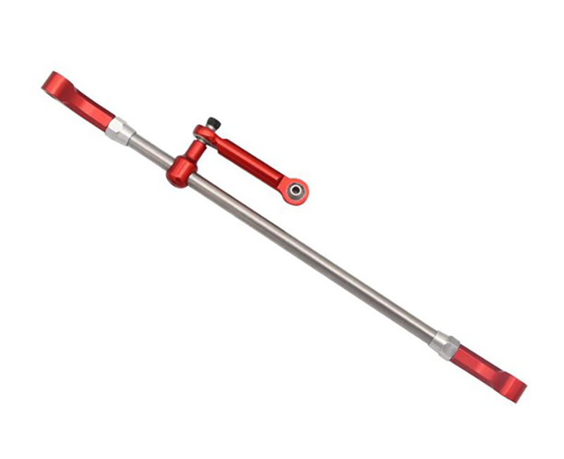 C31523RED Alloy Steering Linkages for Losi 1/8 LMT & LMT 2.0 4WD Monster Truck - Image 1