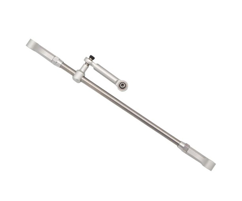 C31523SILVER Alloy Steering Linkages for Losi 1/8 LMT & LMT 2.0 4WD Monster Truck - Image 1