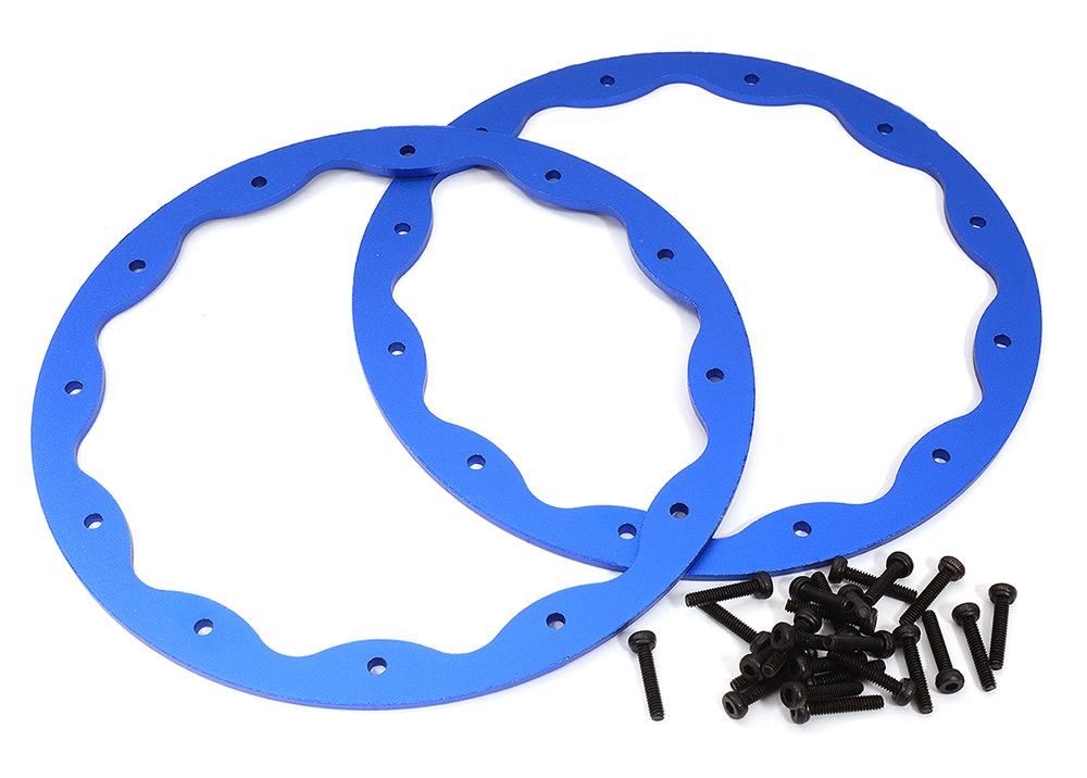 C31526BLUE Replacement Beadlock Ring (2) for C30864, C30848 & C30840 - Image 1