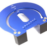 Blue Billet Machined Aluminum Wheel Well Marker for 1/8 Scale On-Road