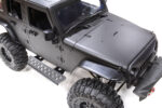 Realistic 1/10 Scale Off-Road Crawler Chassis in Black, 313mm Wheelbase - Image 4