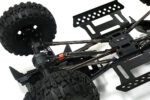 Realistic 1/10 Scale Off-Road Crawler Chassis in Black, 313mm Wheelbase - Image 7