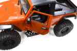 Realistic 1/10 Scale Orange Off-Road Crawler Truck with 313mm Wheelbase - Image 3