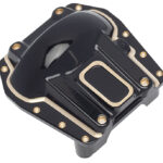 Brass Alloy Black Differential Cover 115g for Axial SCX6 Crawler 252002