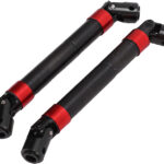 Red Alloy Machined Center Drive Shafts for Axial SCX6 RC Crawler 252009