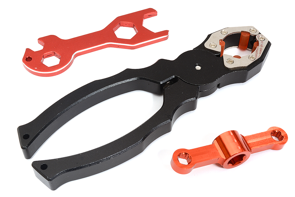 C31581 RC 3-In-1 Tool Motor Grip Pliers Propeller Mounting Hex Wrench Combo Set - Image 1
