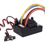 60A Brush Type ESC Forward & Reverse for 1/10 RC Car 7.2V-9.6V