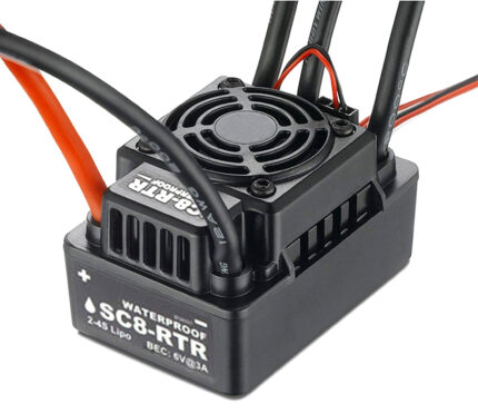 Brushless ESC 120A SC8-RTR Waterproof 2-4S for RC Car