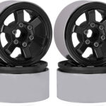 Billet Machined Alloy 6 Spoke 1.9 Wheels (4) for Scale Crawler W=29mm